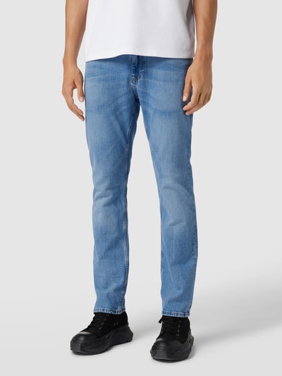 REVIEW Jeans mit 5-Pocket-Design Blau 4