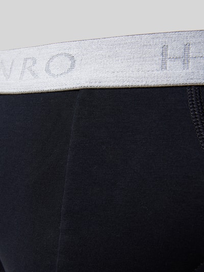 Hanro Slip mit Label-Details im 2er-Pack Black 2