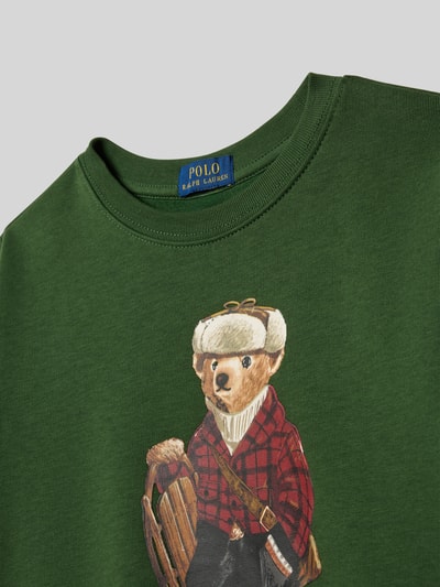 Polo Ralph Lauren Teens Sweatshirt met motief Groen - 2