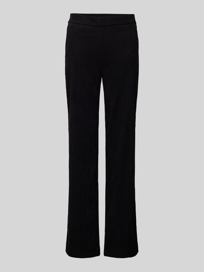 TONI Wide leg corduroy broek met achterzakken, model 'Jenny' Zwart - 2