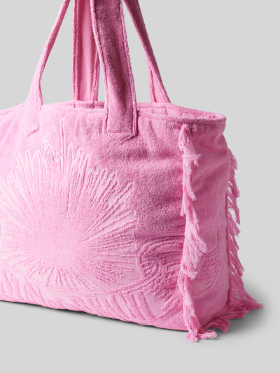 SUN OF A BEACH Strandtasche mit Label-Detail Pink 3