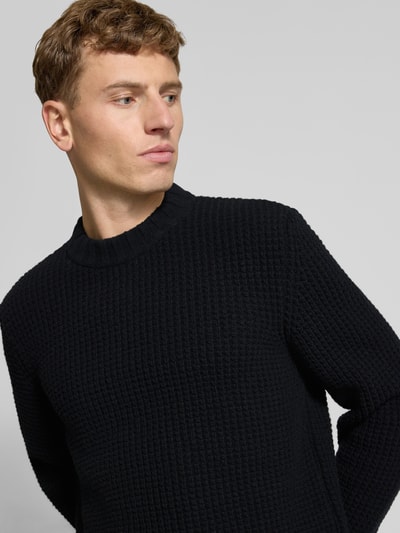 G-Star Raw Wollpullover mit Strukturmuster Modell 'Chunky' Black 3