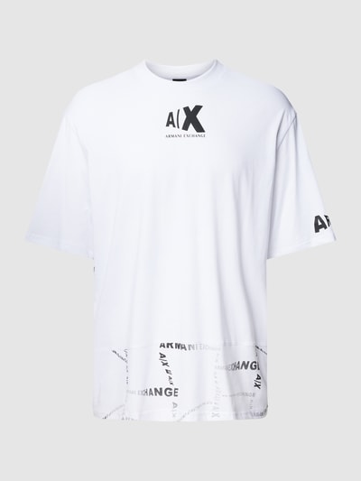 ARMANI EXCHANGE T-Shirt mit Label-Details Weiß 2