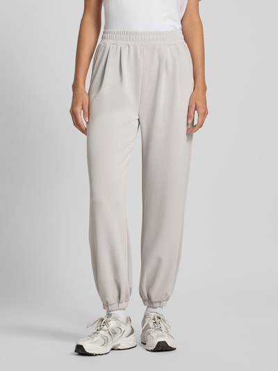 EA7 Emporio Armani Sweatbroek met elastische band Lichtgrijs - 4