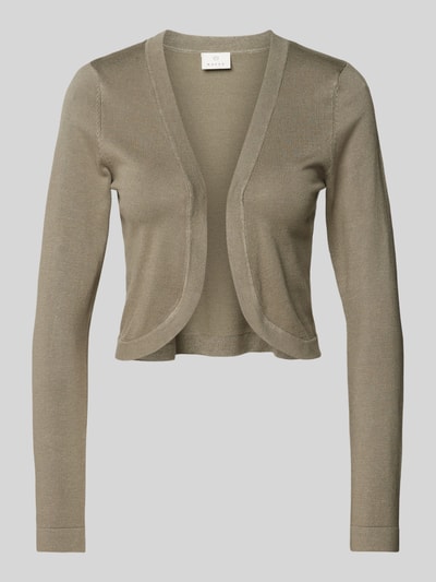 Kaffe Bolero in unifarbenem Design Modell 'ASTRID' Khaki 2