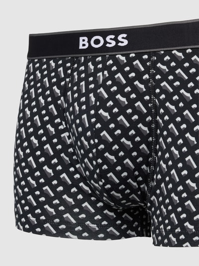 BOSS Trunks mit Allover-Print Mittelgrau 2