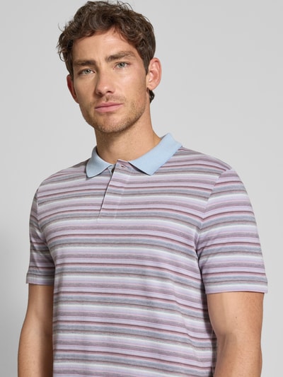 PAUL SMITH Poloshirt mit kurzer Knopfleiste Pink 3