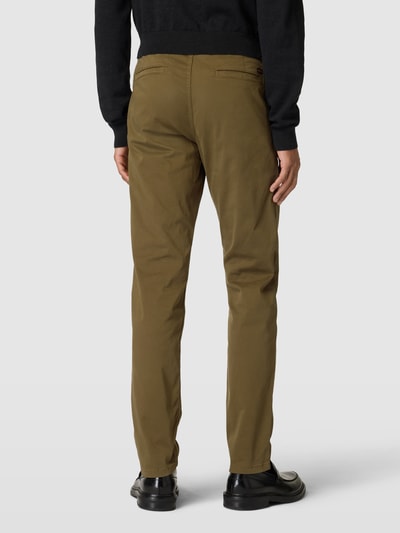 BOSS Orange Tapered Fit Chino mit Gesäßtaschen Khaki 5