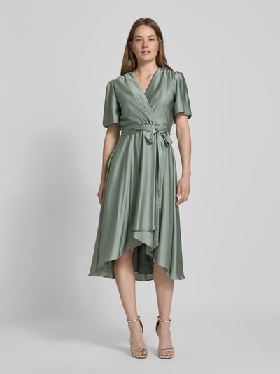 Swing Cocktailkleid mit Bindegürtel Lind 4