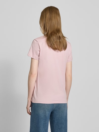 BOSS Orange Regular Fit T-Shirt aus reiner Baumwolle Rosa 5