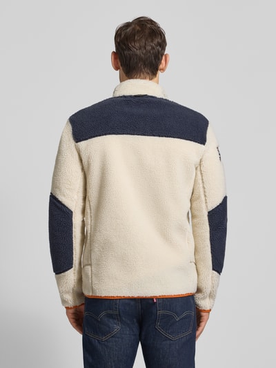 Napapijri Kurtka z polaru z kieszeniami zapinanymi na zamek błyskawiczny model ‘YUPIK’ Złamany biały 5