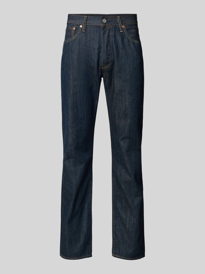 Levi's® Straight Fit Jeans Modell '501®' Dunkelblau 2