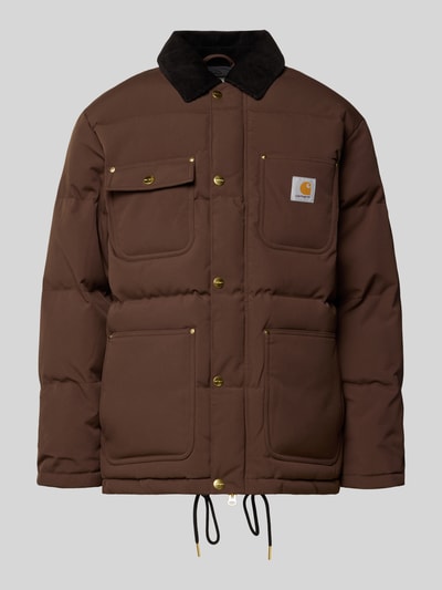 Carhartt Work In Progress Steppjacke mit Label-Detail Modell 'RAYLER' Dunkelbraun 2