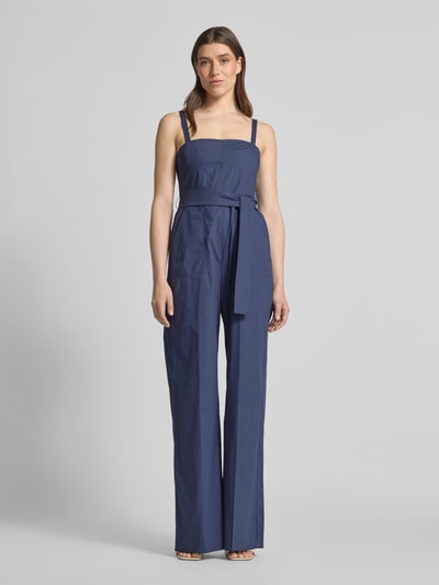 Marella Jumpsuit mit Bindegürtel Modell 'ZOLLA2' Marine 4