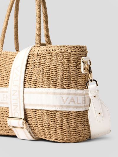 Valentino Bags Handtasche mit Label-Detail Modell 'BOHO' Ecru 2