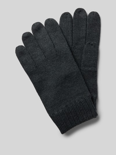 Polo Ralph Lauren Handschoenen van wol met labelstitching Antraciet - 1