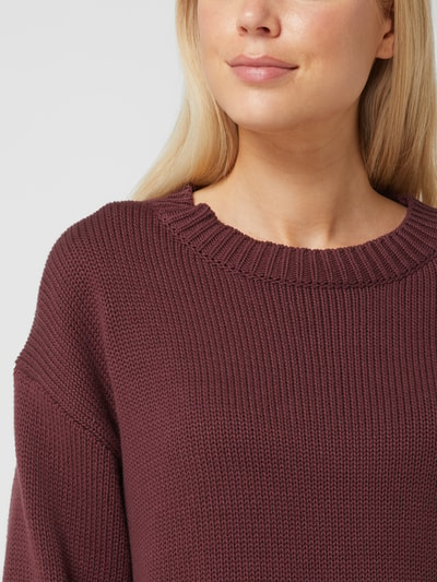 Soft Rebels Pullover van biologische katoen  Bordeaux - 3