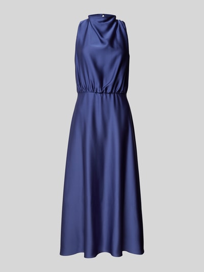 Swing Cocktailkleid mit Stehkragen Bleu 2