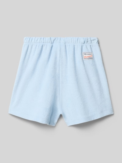 Champion Straight Fit Shorts mit Logo-Print Bleu 3