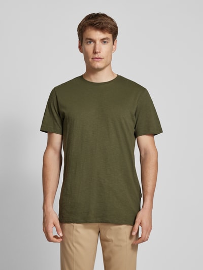 SELECTED HOMME T-Shirt mit Rundhalsausschnitt Modell 'ASPEN' Oliv 4