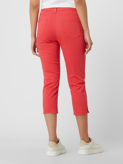 Brax Slim fit capri-jeans met stretch, model 'Mary' Lichtrood - 5