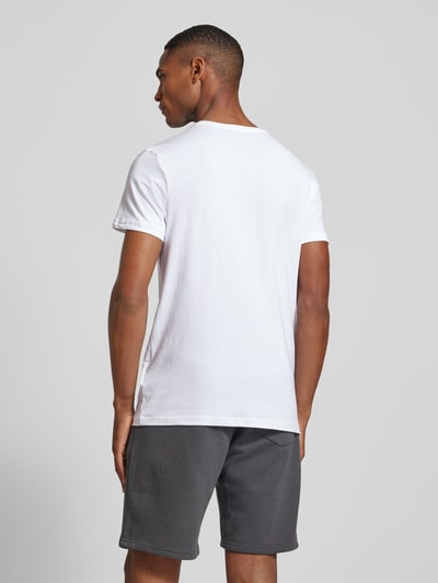 Guess Activewear T-shirt met labelprint, model 'CALEB' Wit - 5