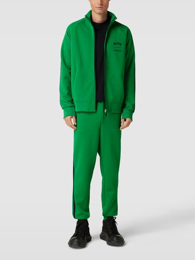 BOSS Green Sweatpants mit Label-Stitching Modell 'Hover' Hellgruen 1