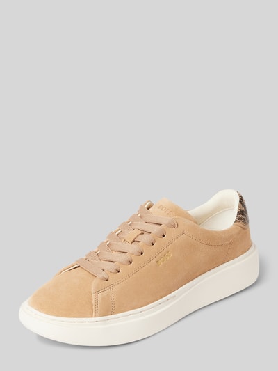 BOSS Sneaker mit Label-Prägung Modell 'Amber_Tenn' Beige 1