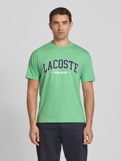 Lacoste T-Shirt mit Label-Print Hellgruen 4