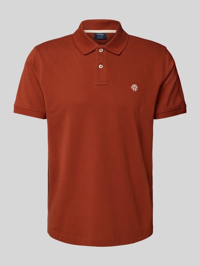 MCNEAL Poloshirt mit Label-Stitching Dunkelrot 2
