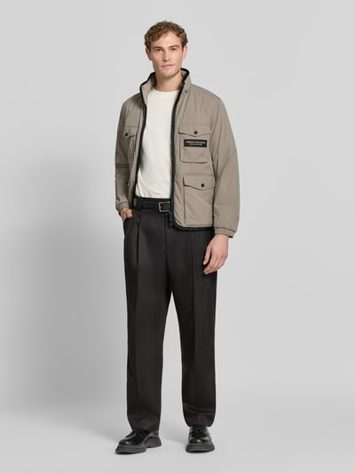 Armani Exchange Regular Fit Jacke mit aufgesetzten Taschen Modell 'BLOUSON' Beige 1