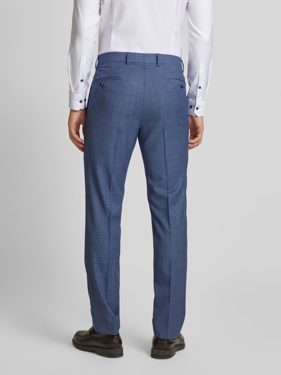 HECHTER PARIS Slim fit pantalon met persplooien Lichtblauw - 5