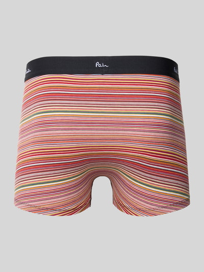 PAUL SMITH Trunks mit elastischem Label-Bund im 3er-Pack Black 3