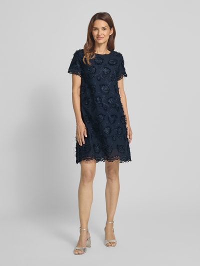 ZABAIONE Mini-jurk met gehaakt kant Marineblauw - 1