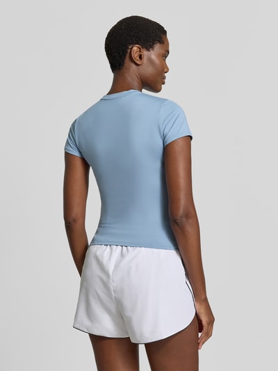 Under Armour Regular Fit Sport-T-Shirt mit Logo-Print Hellblau 5