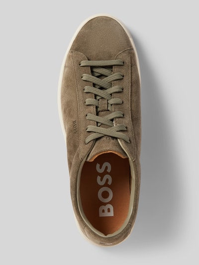 BOSS Sneaker mit Label-Details Modell 'Kieran' Oliv 3