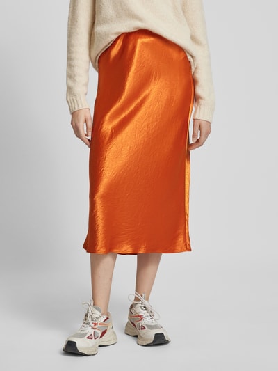 MaxMara Leisure Midirock in schimmerndem Design Modell 'ALESSIO' Orange 4