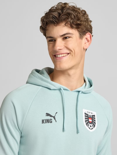 PUMA Performance Hoodie mit Känguru-Tasche Modell 'ÖFB KING' Mint 3