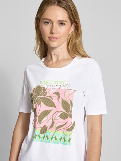 Betty Barclay T-Shirt mit Motiv-Print Weiss 3
