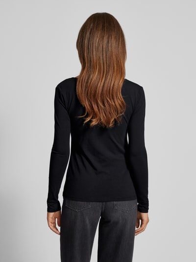 Guess Longsleeve mit Label-Print Modell 'CARRIE' Black 5