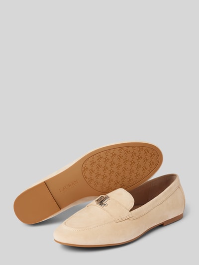 Lauren Ralph Lauren Loafers mit Logo-Applikation Modell 'AVERI III' Sand 4