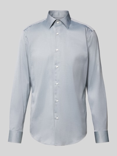 BOSS Regular Fit Businesshemd mit Kentkragen Gruen 1