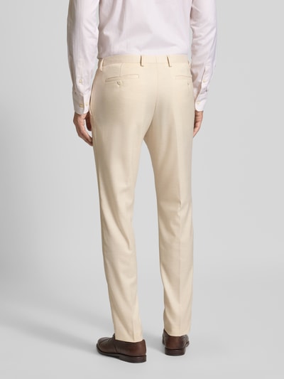 MCNEAL Regular Fit Anzughose mit Leinen-Anteil Beige 5