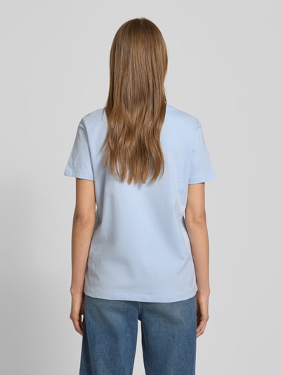 Tommy Hilfiger Regular Fit T-Shirt aus reiner Baumwolle Hellblau 5
