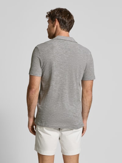 Tommy Hilfiger Regular Fit Poloshirt aus reiner Baumwolle Dunkelgruen Melange 5