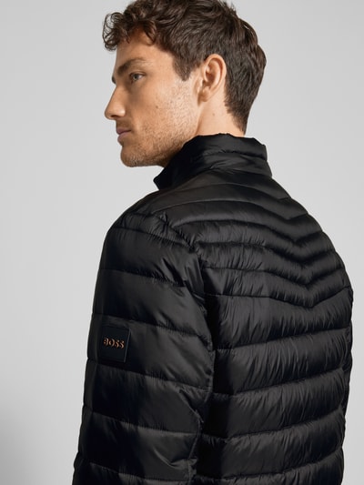 BOSS Orange Steppjacke mit Stehkragen Modell 'Oden' Black 3