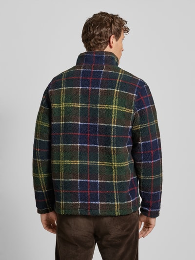 Barbour Fleecejack met opstaande kraag Olijfgroen - 5