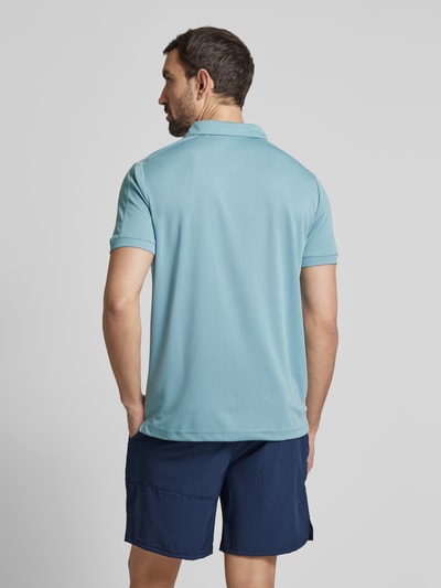 Joy Poloshirt mit Label-Print Modell 'CLAAS' Bleu 5