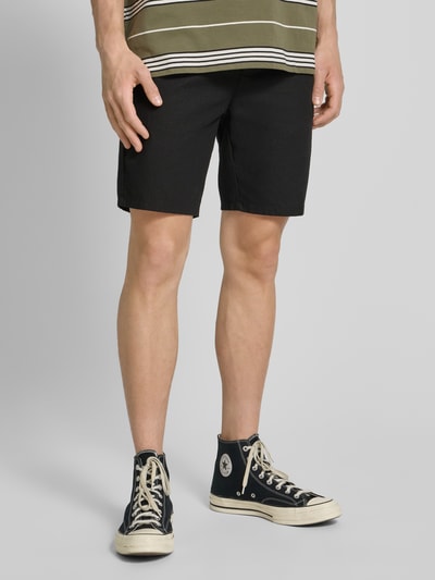 Only & Sons Korte broek van een mix van katoen en linnen, model 'LINUS' Zwart - 4