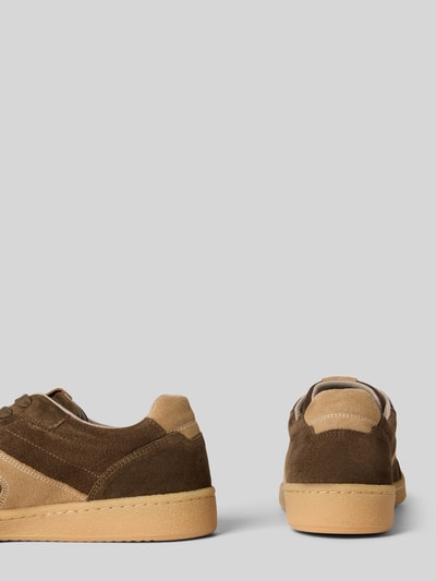 Marc O'Polo Low Top Sneaker aus Rindsvelours Oliv 2